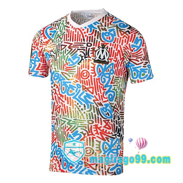 Magliago - Passione Maglie Thai Affidabili Basso Costo Online Shop | Maglia Marsiglia OM Africa Bianco 2024/2025
