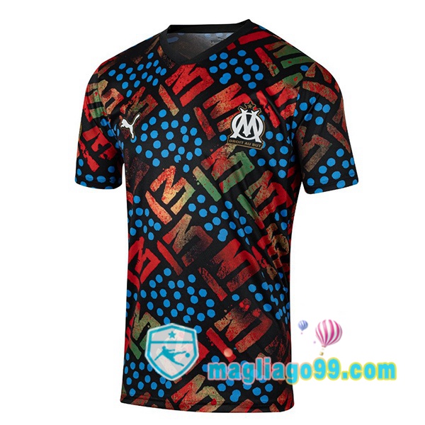 Magliago - Passione Maglie Thai Affidabili Basso Costo Online Shop | Maglia Marsiglia OM Africa Nero 2024/2025