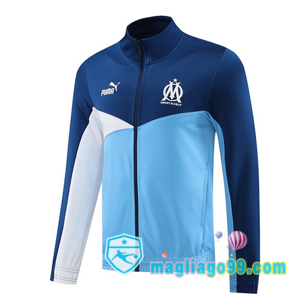 Magliago - Passione Maglie Thai Affidabili Basso Costo Online Shop | Giacca Calcio Marsiglia OM Blu 2024/2025