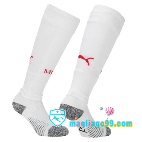 Magliago - Passione Maglie Thai Affidabili Basso Costo Online Shop | Calzettoni Da Calcio AC Milan Prima Rosso Bianco 2024/2025