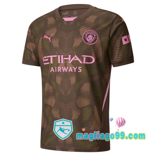Magliago - Passione Maglie Thai Affidabili Basso Costo Online Shop | Maglia Manchester City Portiere Marrone 2024/2025