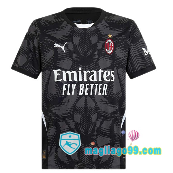 Magliago - Passione Maglie Thai Affidabili Basso Costo Online Shop | Maglia AC Milan Portiere Nero 2024/2025