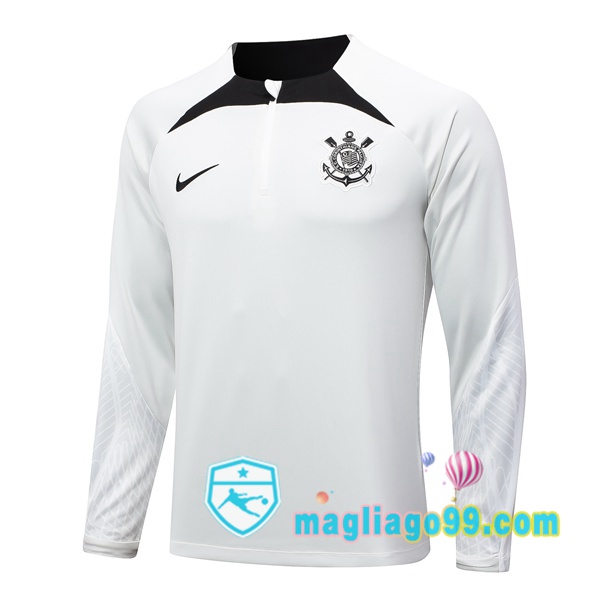 Magliago - Passione Maglie Thai Affidabili Basso Costo Online Shop | Felpa Calcio Corinthians Grigio 2024/2025