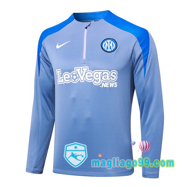 Magliago - Passione Maglie Thai Affidabili Basso Costo Online Shop | Felpa Calcio Inter Milan Blu 2024/2025