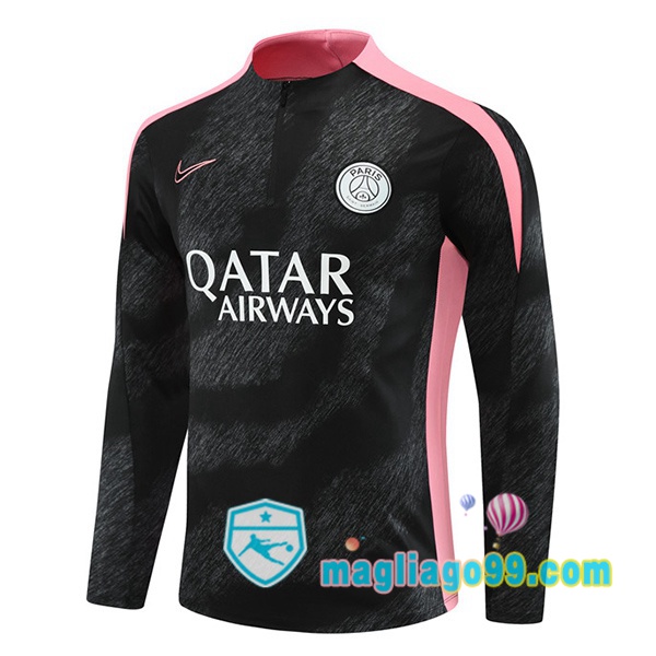 Magliago - Passione Maglie Thai Affidabili Basso Costo Online Shop | Felpa Calcio Paris PSG Nero 2024/2025