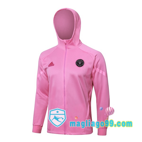 Magliago - Passione Maglie Thai Affidabili Basso Costo Online Shop | Felpa con cappuccio Inter Miami CF Rosa 2024/2025