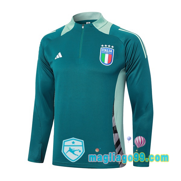 Magliago - Passione Maglie Thai Affidabili Basso Costo Online Shop | Felpa Calcio Italia Verde 2024/2025