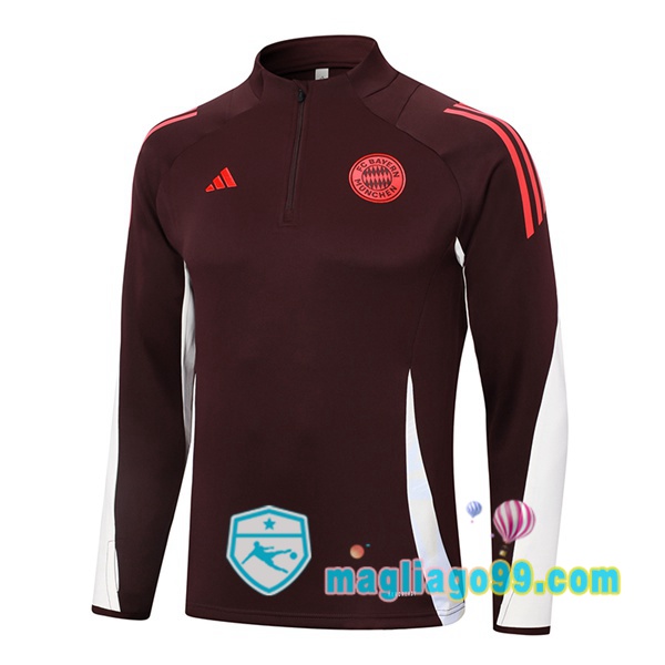 Magliago - Passione Maglie Thai Affidabili Basso Costo Online Shop | Felpa Calcio Bayern Monaco Marrone 2024/2025