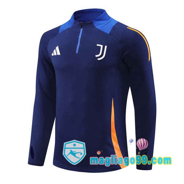 Magliago - Passione Maglie Thai Affidabili Basso Costo Online Shop | Felpa Calcio Juventus Blu Royal 2024/2025