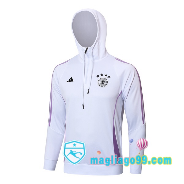 Magliago - Passione Maglie Thai Affidabili Basso Costo Online Shop | Felpa con cappuccio Germania Bianco 2024/2025