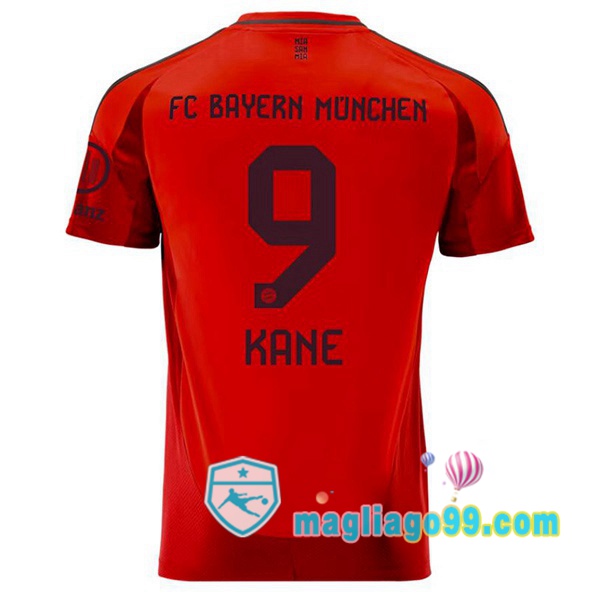 Magliago - Passione Maglie Thai Affidabili Basso Costo Online Shop | Maglia Bayern Monaco (Kane 9) Prima Rosso 2024/2025