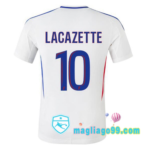 Magliago - Passione Maglie Thai Affidabili Basso Costo Online Shop | Maglia Lyon OL (LACAZETTE 10) Prima Bianco 2024/2025