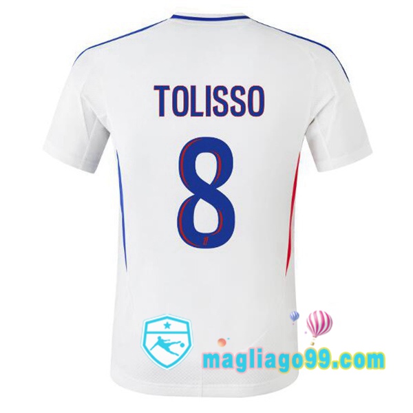 Magliago - Passione Maglie Thai Affidabili Basso Costo Online Shop | Maglia Lyon OL (TOLISSO 8) Prima Bianco 2024/2025