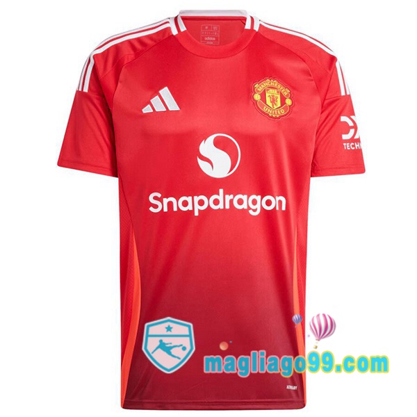 Magliago - Passione Maglie Thai Affidabili Basso Costo Online Shop | Maglia Manchester United Prima Rosso 2024/2025