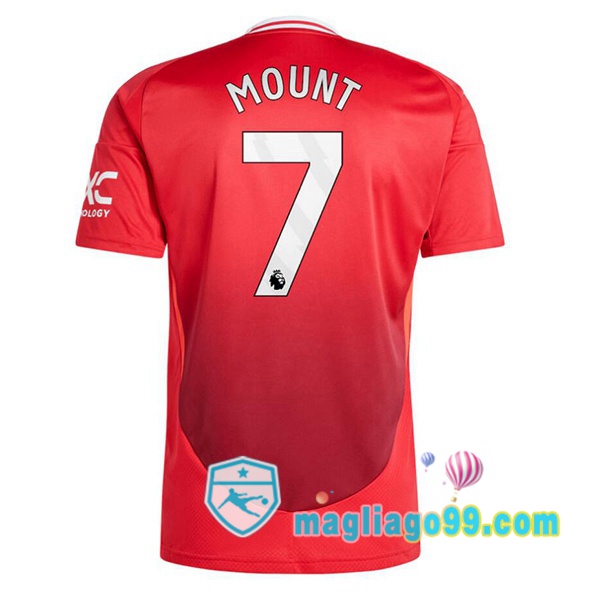 Magliago - Passione Maglie Thai Affidabili Basso Costo Online Shop | Maglia Manchester United (Mount 7) Prima Rosso 2024/2025