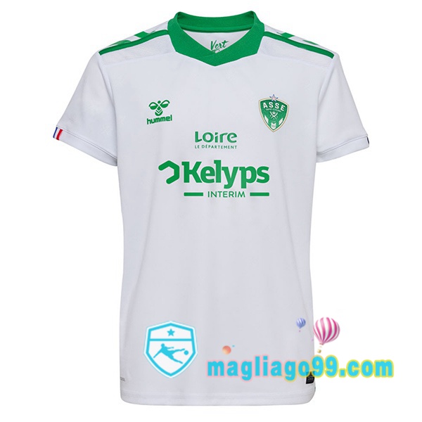 Magliago - Passione Maglie Thai Affidabili Basso Costo Online Shop | Maglia AS St Etienne Seconda Bianco 2024/2025