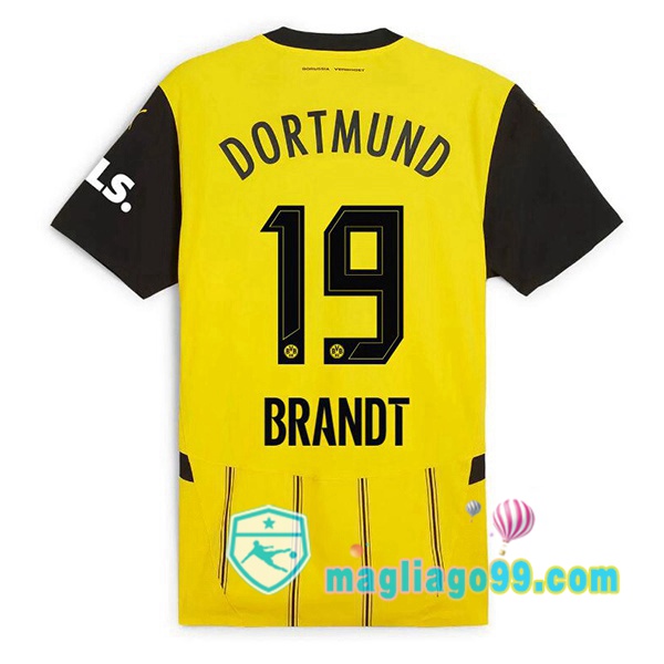 Magliago - Passione Maglie Thai Affidabili Basso Costo Online Shop | Maglia Dortmund BVB (Brandt 19) Prima Giallo 2024/2025