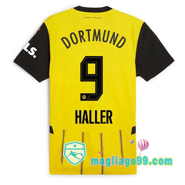 Magliago - Passione Maglie Thai Affidabili Basso Costo Online Shop | Maglia Dortmund BVB (Haller 9) Prima Giallo 2024/2025