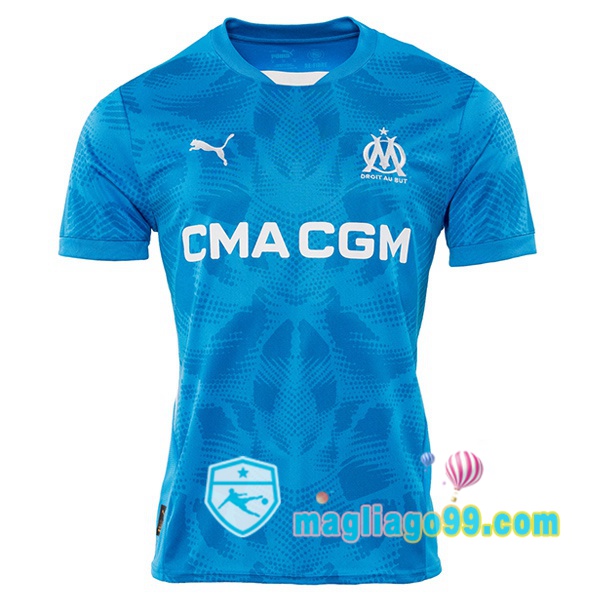 Magliago - Passione Maglie Thai Affidabili Basso Costo Online Shop | Maglia Marsiglia OM Portiere Blu 2024/2025