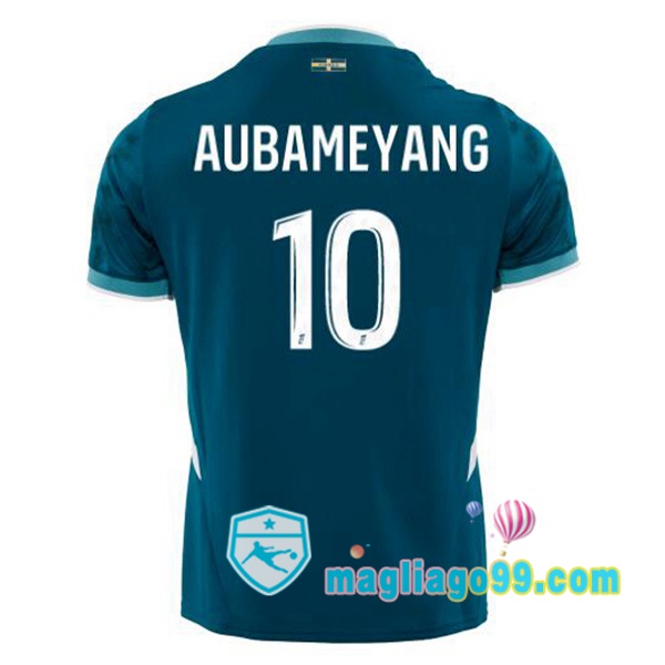 Magliago - Passione Maglie Thai Affidabili Basso Costo Online Shop | Maglia Marsiglia OM (AUBAMEYANG 10) Seconda Blu 2024/2025