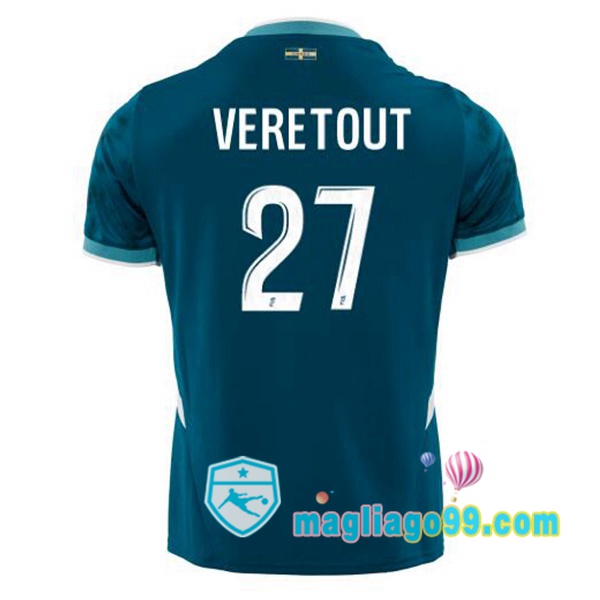Magliago - Passione Maglie Thai Affidabili Basso Costo Online Shop | Maglia Marsiglia OM (VERETOUT 27) Seconda Blu 2024/2025