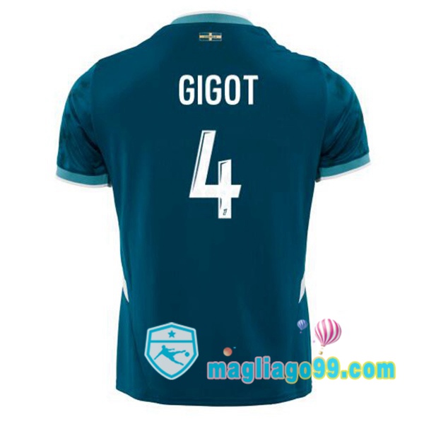 Magliago - Passione Maglie Thai Affidabili Basso Costo Online Shop | Maglia Marsiglia OM (GIGOT 4) Seconda Blu 2024/2025