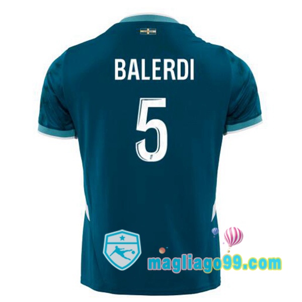 Magliago - Passione Maglie Thai Affidabili Basso Costo Online Shop | Maglia Marsiglia OM (BALERDI 5) Seconda Blu 2024/2025