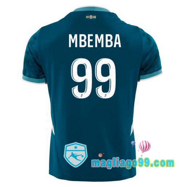 Magliago - Passione Maglie Thai Affidabili Basso Costo Online Shop | Maglia Marsiglia OM (MBEMBA 99) Seconda Blu 2024/2025