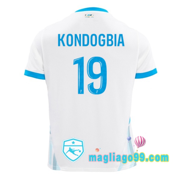 Magliago - Passione Maglie Thai Affidabili Basso Costo Online Shop | Maglia Marsiglia OM (KONDOGBIA 19) Prima Bianco 2024/2025