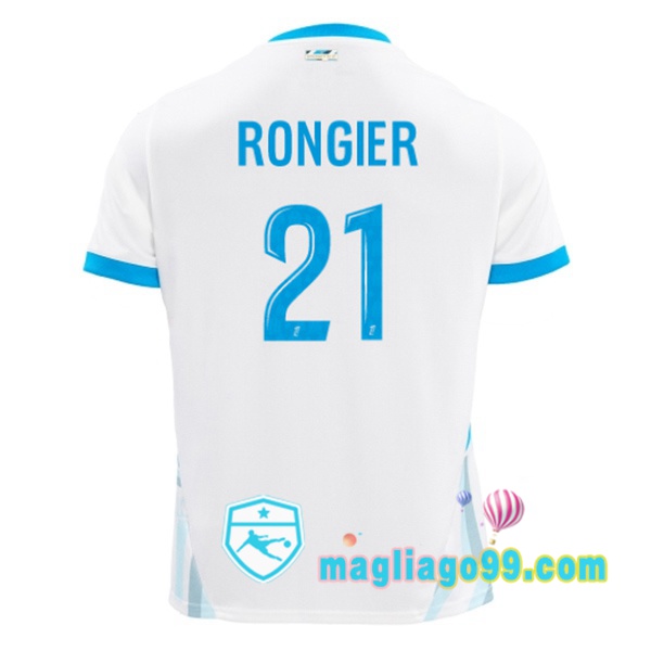 Magliago - Passione Maglie Thai Affidabili Basso Costo Online Shop | Maglia Marsiglia OM (RONGIER 21) Prima Bianco 2024/2025