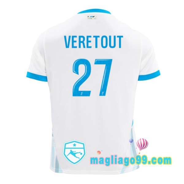 Magliago - Passione Maglie Thai Affidabili Basso Costo Online Shop | Maglia Marsiglia OM (VERETOUT 27) Prima Bianco 2024/2025