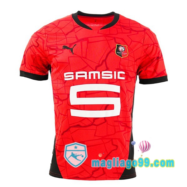 Magliago - Passione Maglie Thai Affidabili Basso Costo Online Shop | Maglia Stade Rennais Prima Rosso 2024/2025