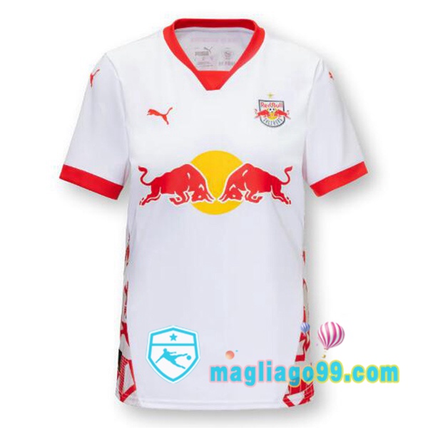 Magliago - Passione Maglie Thai Affidabili Basso Costo Online Shop | Maglia FC Red Bull Salzburg Prima Bianco 2024/2025