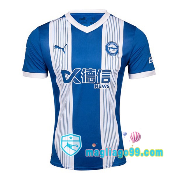 Magliago - Passione Maglie Thai Affidabili Basso Costo Online Shop | Maglia Deportivo Alaves Prima Blu Bianco 2024/2025