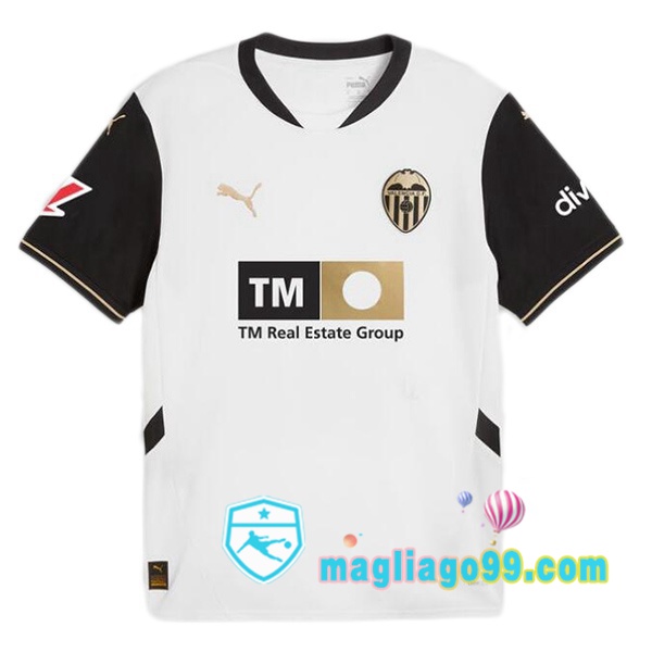 Magliago - Passione Maglie Thai Affidabili Basso Costo Online Shop | Maglia Valencia CF Prima Bianco 2024/2025