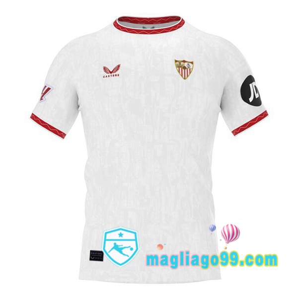 Magliago - Passione Maglie Thai Affidabili Basso Costo Online Shop | Maglia Sevilla FC Prima Bianco 2024/2025