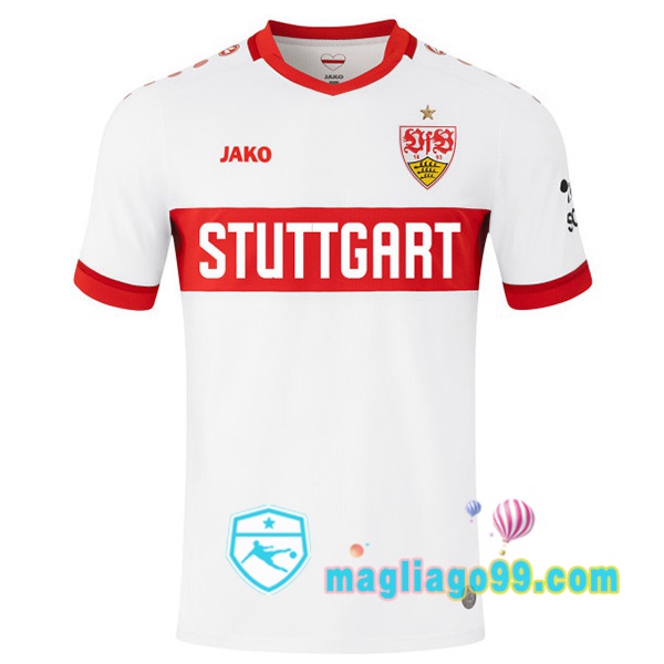 Magliago - Passione Maglie Thai Affidabili Basso Costo Online Shop | Maglia VfB Stuttgart Prima Bianco 2024/2025