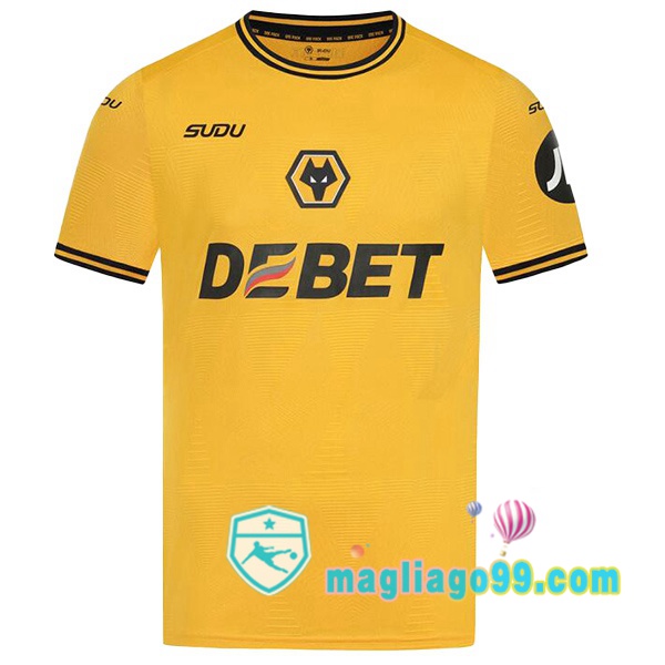 Magliago - Passione Maglie Thai Affidabili Basso Costo Online Shop | Maglia Wolves Prima Giallo 2024/2025