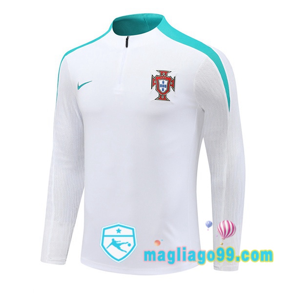 Magliago - Passione Maglie Thai Affidabili Basso Costo Online Shop | Felpa Calcio Portogallo Bianco 2024/2025