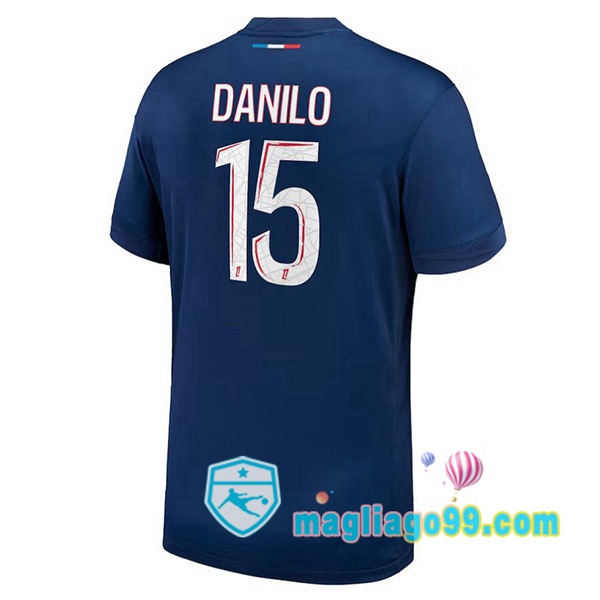 Magliago - Passione Maglie Thai Affidabili Basso Costo Online Shop | Maglia Paris PSG (Danilo 15) Prima Blu Royal 2024/2025