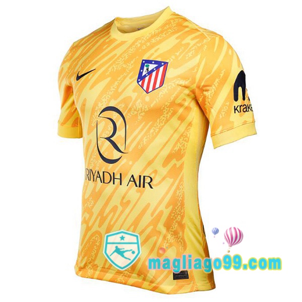 Magliago - Passione Maglie Thai Affidabili Basso Costo Online Shop | Maglia Atletico Madrid Portiere Giallo 2024/2025
