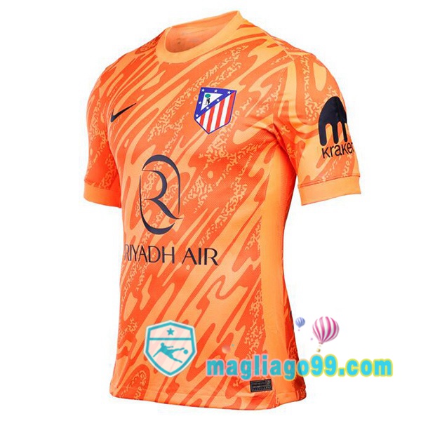 Magliago - Passione Maglie Thai Affidabili Basso Costo Online Shop | Maglia Atletico Madrid Portiere Arancione 2024/2025