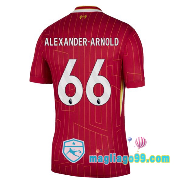 Magliago - Passione Maglie Thai Affidabili Basso Costo Online Shop | Maglia FC Liverpool (ALEXANDER-ARNOLD 66) Prima Rosso 2024/2025