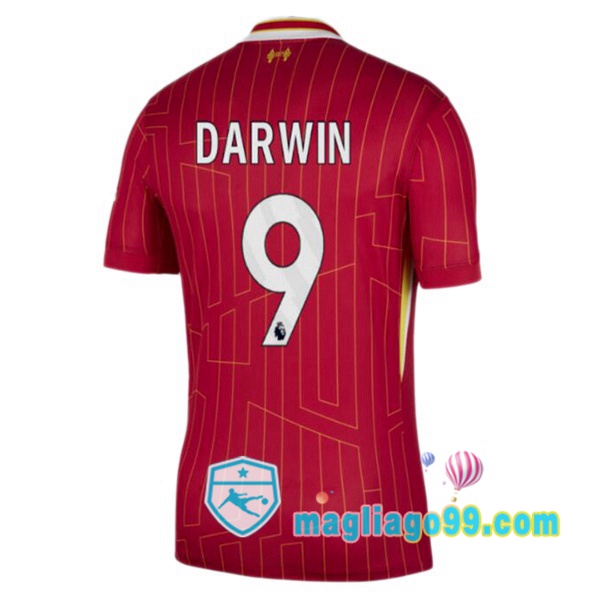Magliago - Passione Maglie Thai Affidabili Basso Costo Online Shop | Maglia FC Liverpool (DARWIN 9) Prima Rosso 2024/2025