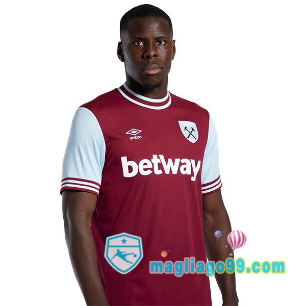 Magliago - Passione Maglie Thai Affidabili Basso Costo Online Shop | Maglia West Ham United Prima Rosso 2024/2025
