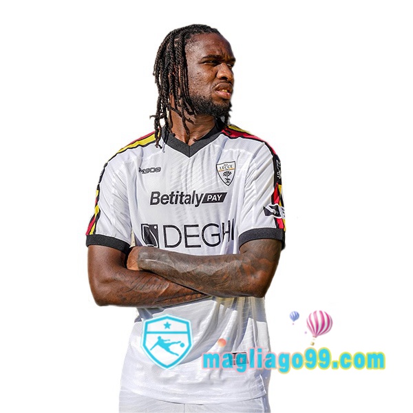 Magliago - Passione Maglie Thai Affidabili Basso Costo Online Shop | Maglia Lecce Seconda Bianco 2024/2025