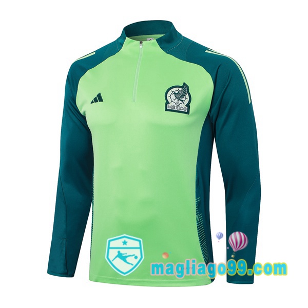 Magliago - Passione Maglie Thai Affidabili Basso Costo Online Shop | Felpa Calcio Messico Verde 2024/2025