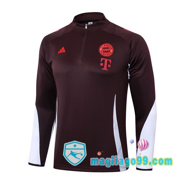 Magliago - Passione Maglie Thai Affidabili Basso Costo Online Shop | Felpa Calcio Bayern Monaco Marrone 2024/2025