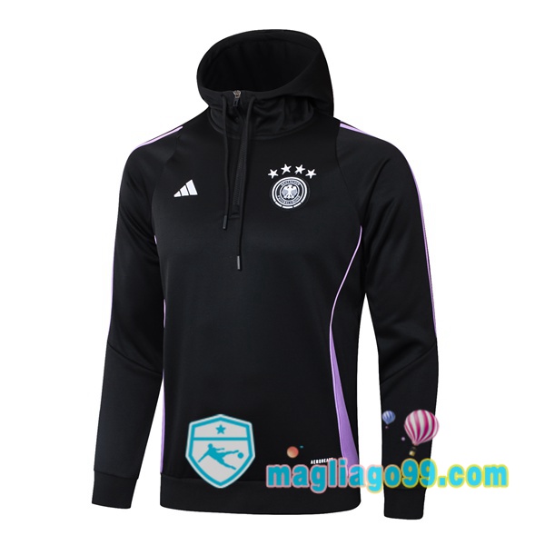 Magliago - Passione Maglie Thai Affidabili Basso Costo Online Shop | Felpa con cappuccio Germania Nero 2024/2025