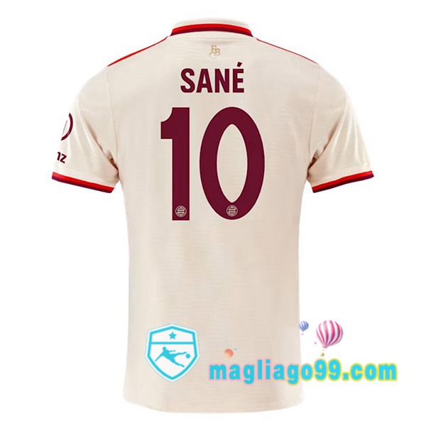 Magliago - Passione Maglie Thai Affidabili Basso Costo Online Shop | Maglia Bayern Monaco (Sané 10) Terza Giallo 2024/2025